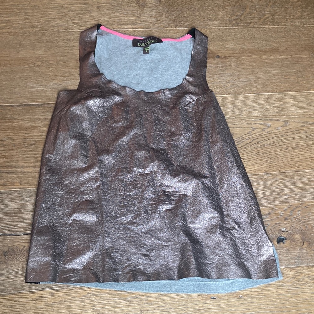 Charlotte Tarantola Leather Tank